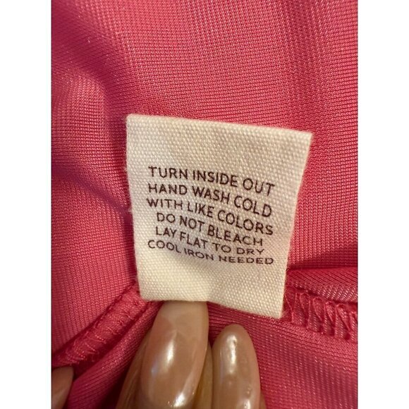 Blu Pepper Velour Belted Bodycon‎ Mini Dress Hot Pink Size L - Picture 10 of 14